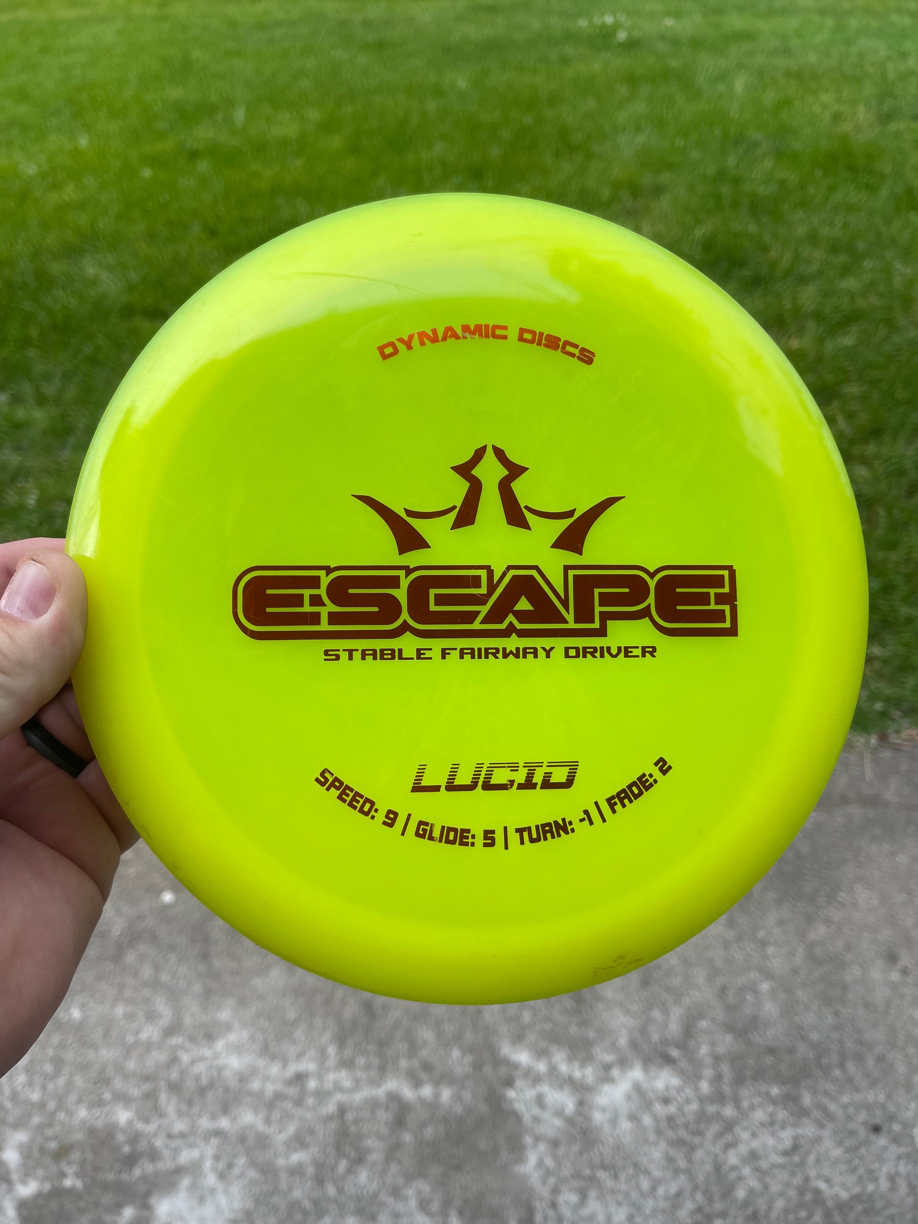 Dynamic Discs Lucid Escape Dye/Foil Canvas (Read description fully!!!)