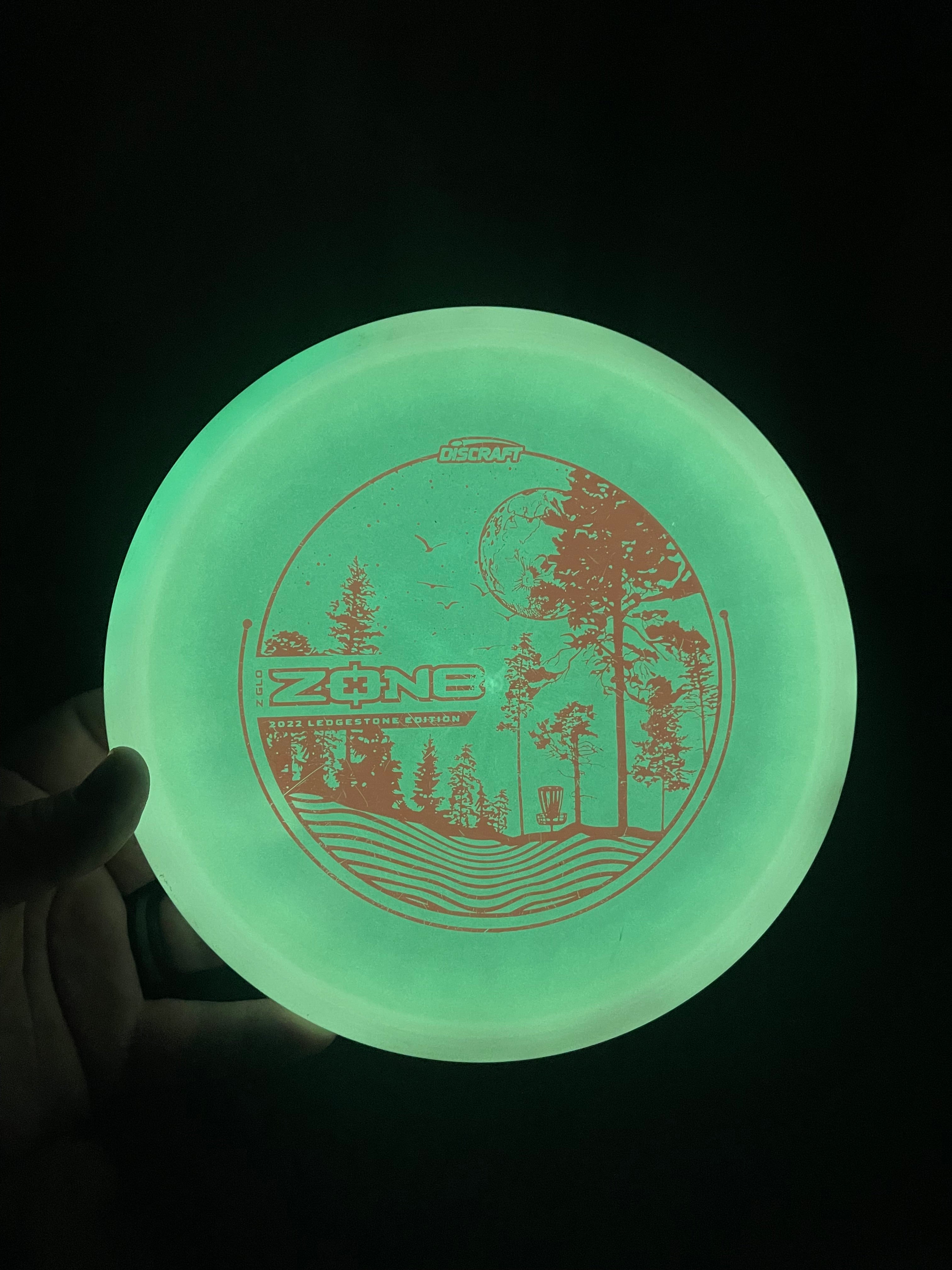 2022 Ledgestone Z Glo Discraft Zone Dye/Foil Canvas (Read description fully!!!)