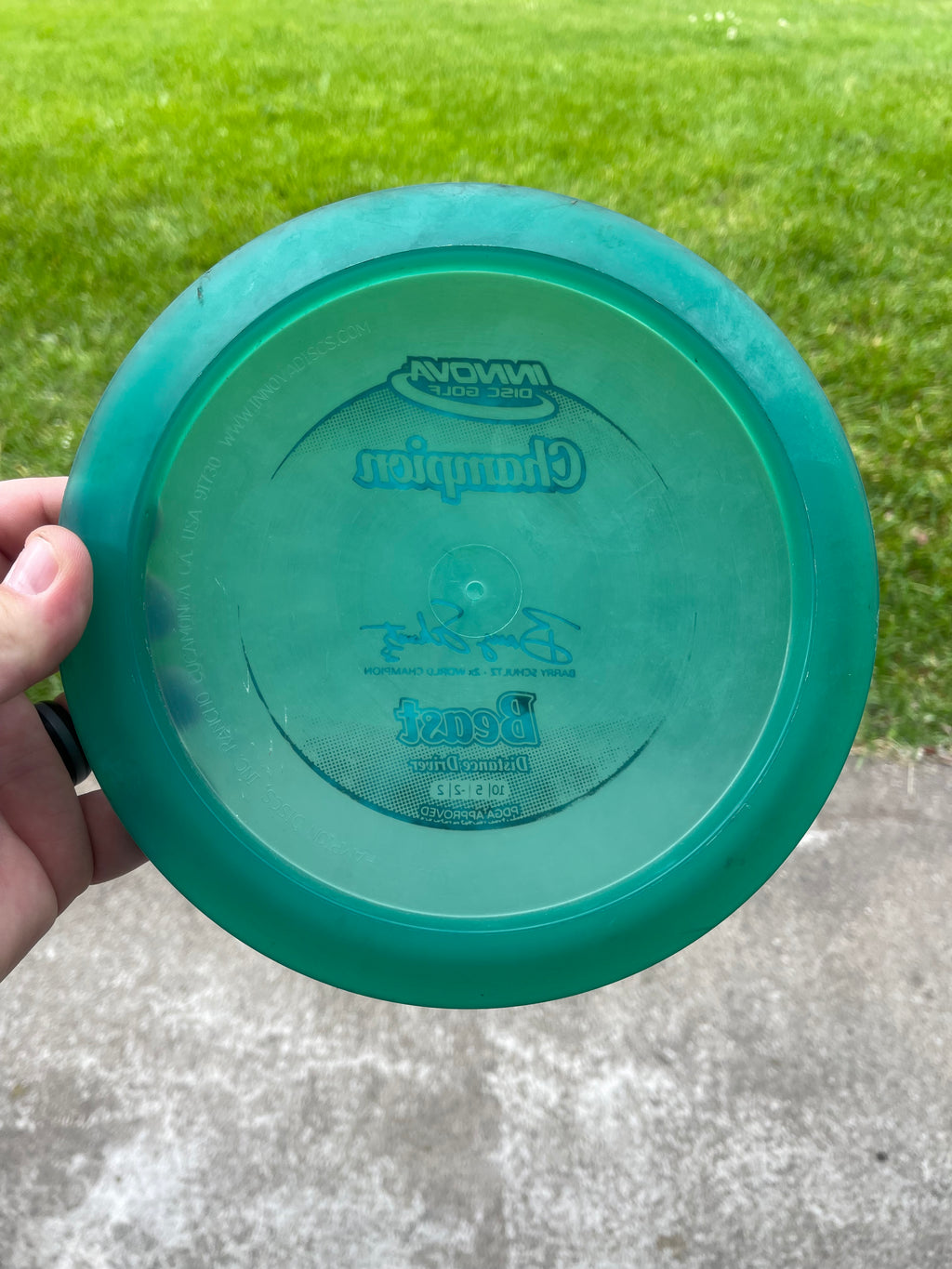 Barry Schultz 2x world champion Innova Beast Dye/Foil Canvas (Read description fully!!!)