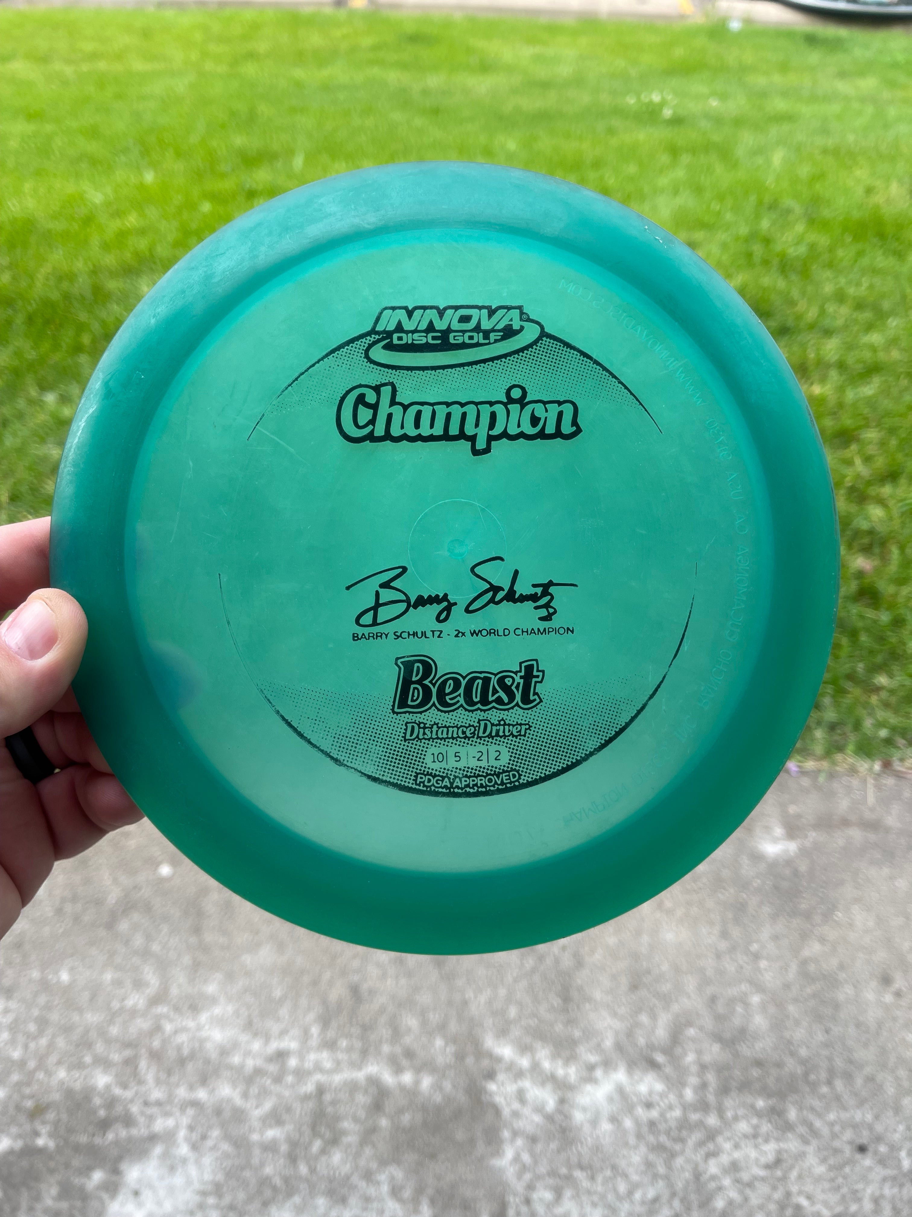 Barry Schultz 2x world champion Innova Beast Dye/Foil Canvas (Read description fully!!!)